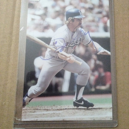 Ron Cey 4"x 6' Autographed Developed Kodak Image- Ron Cey Dodgers  Signed In Person