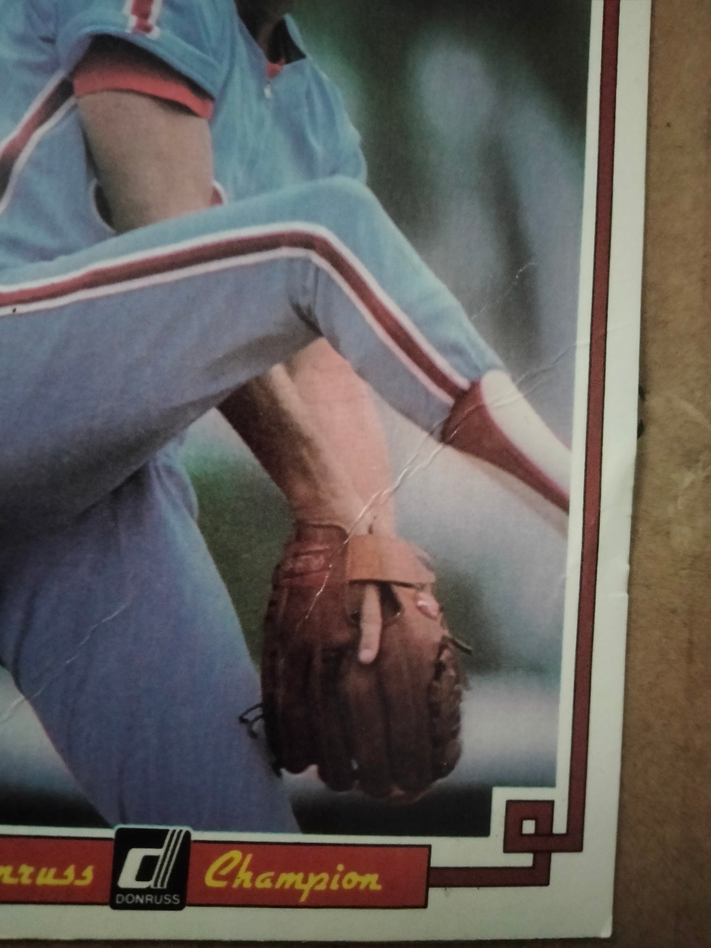 1984 Donruss Steve Carlton Champion 3.5" x 5" Enlarged Players Card (Creases) #38 Phillies