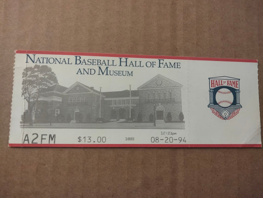 1994 National Baseball HOF & Museum Ticket Stub (Steve Carlton) #A2FM 08-20-94 Phillies