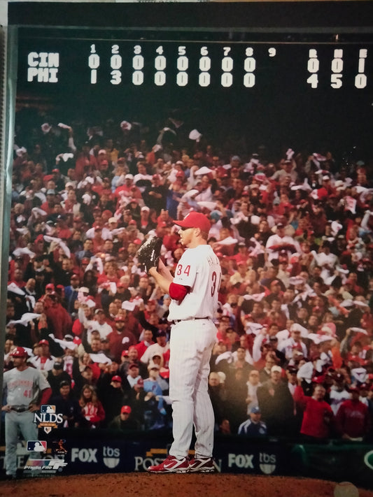 16 x 20 Roy Halladay Fully Licensed Photo PhotoFile NLDS No Hitter Phillies