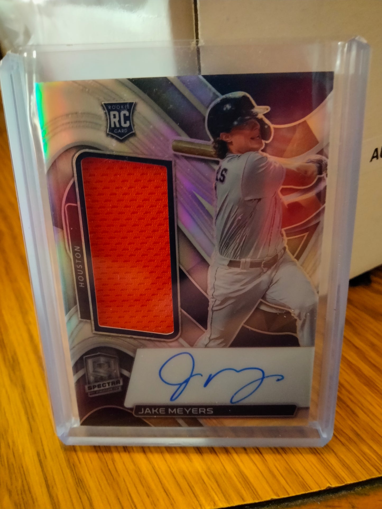 2022 Panini Chronicles Spectra JAKE MEYERS RC Jumbo Patch Auto 121/199 Astros