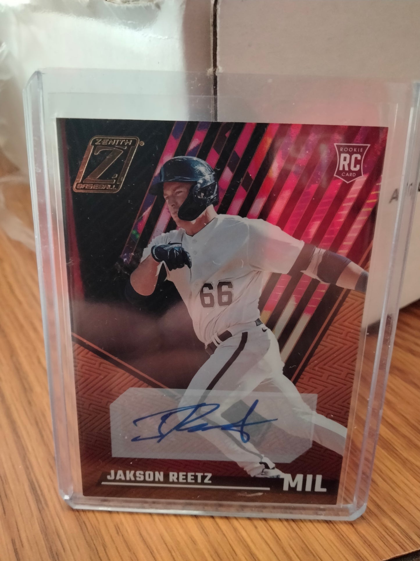 2022 Panini Chronicles Zenith Baseball Jakson Reetz RC Auto Brewers