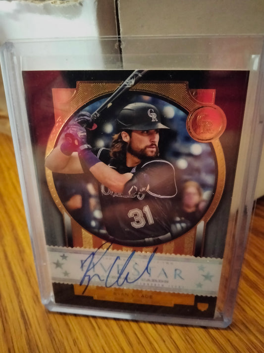 2022 Topps Five Star Ryan Vilade RC Auto On Card Rockies