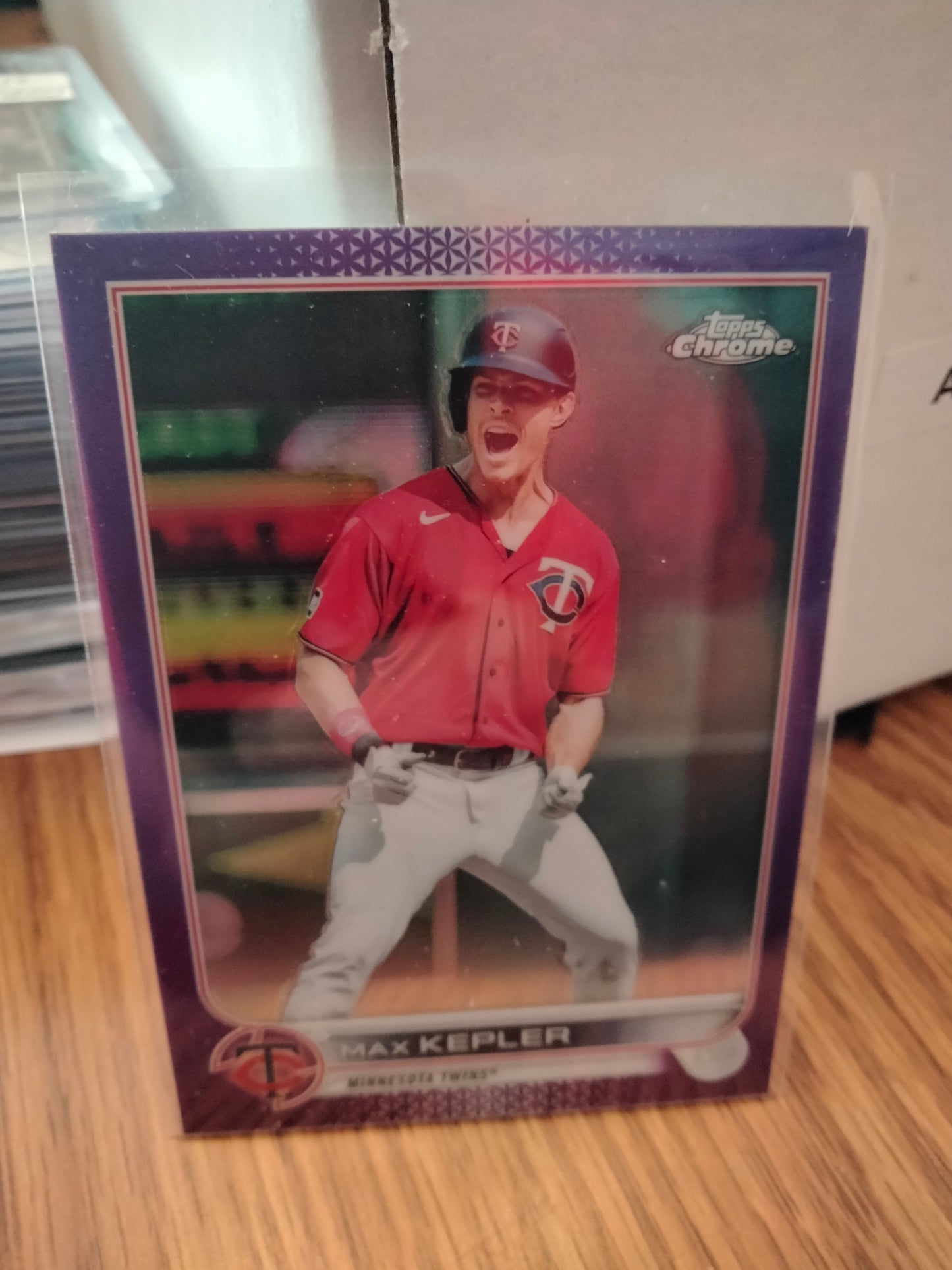 2022 Topps Chrome Logofractor Edition Purple #103 MAX KEPLER 214/250 Twins