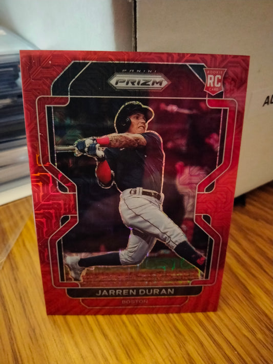 2022 Prizm Jarren Duran RC Tier II Red Mojo Prizm 014/149 #149