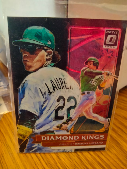 2022 Panini Donruss Optic Diamond Kings Black Stars Prizm 035/149 Ramon Laureano