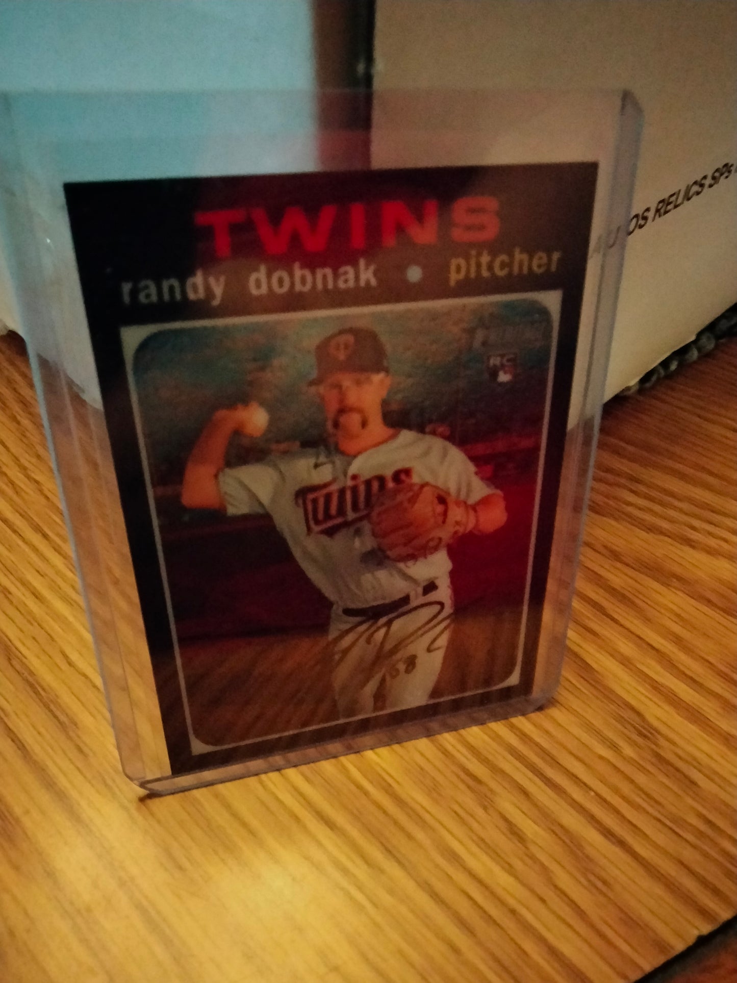 2020 Topps Heritage High Number Randy Dobnak Black Chrome 079/999 SP TWINS