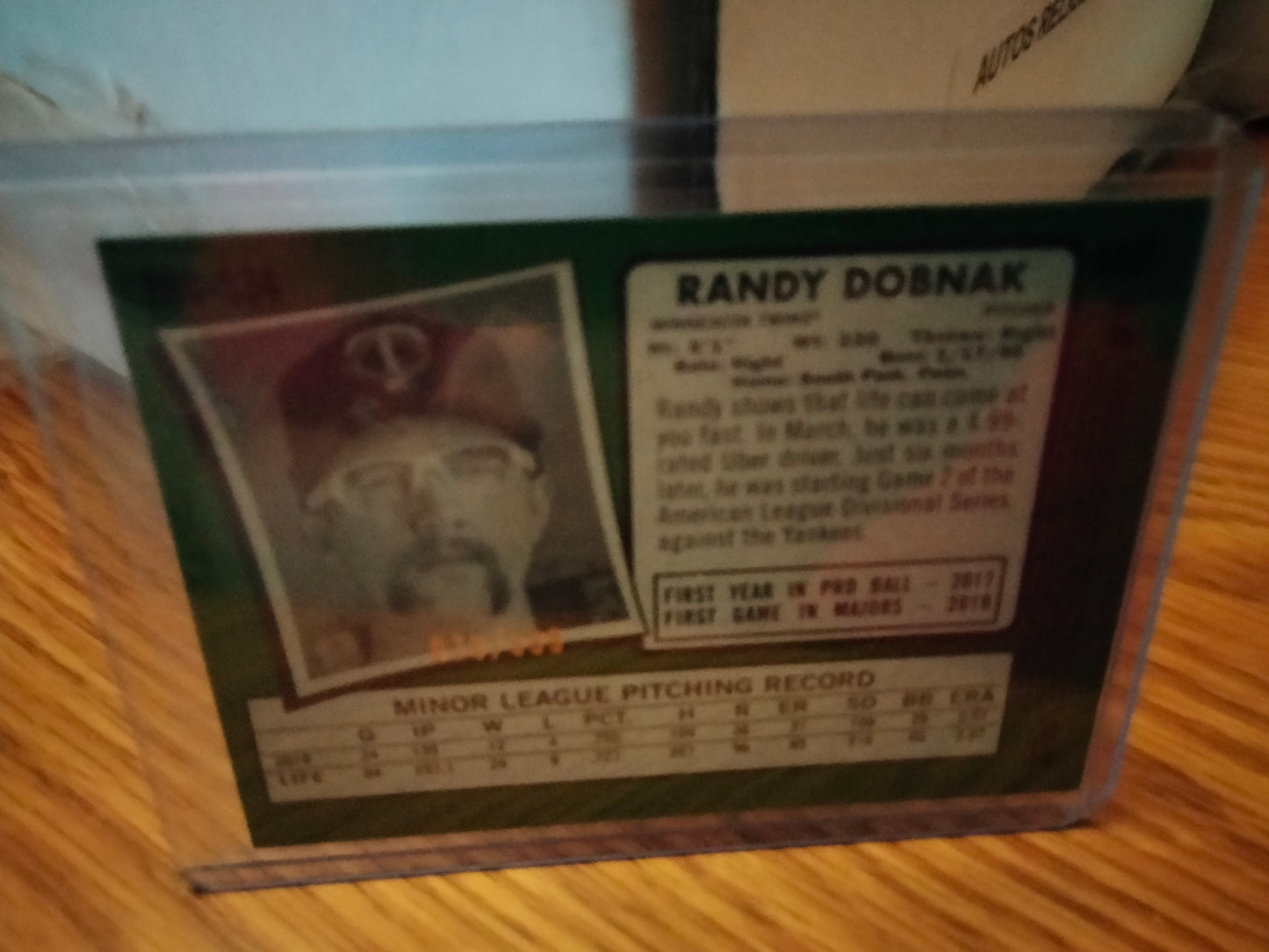 2020 Topps Heritage High Number Randy Dobnak Black Chrome 079/999 SP TWINS