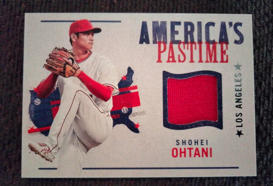 SHOHEI OHTANI 2022 Panini Chronicles America's Pastime APS-SO Jersey Patch Relic Angels