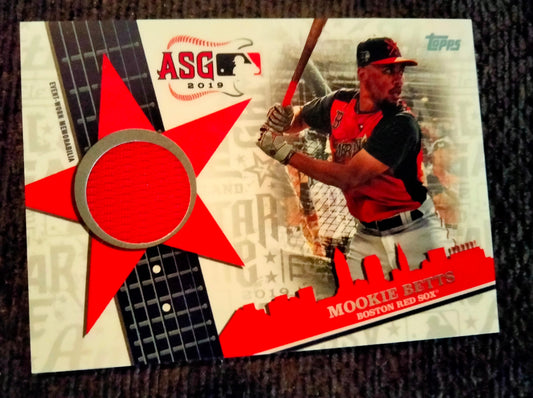 2019 Topps UPDATE Mookie Betts All Star Stitches Patch ASSR-MB Red Sox Dodgers