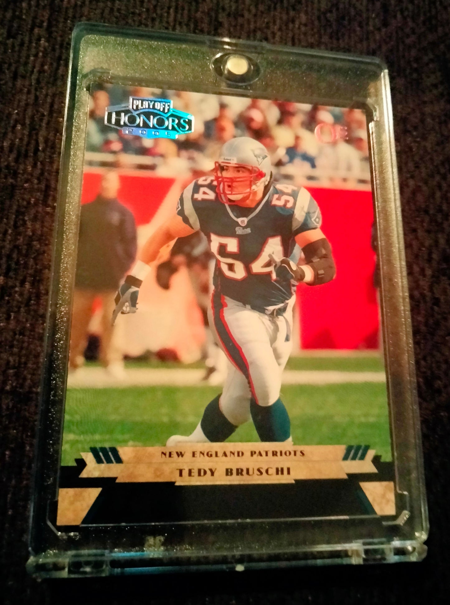 2005 Playoff Honors O's #60 Tedy Bruschi #d 007/150 Patriots RARE NRMNT