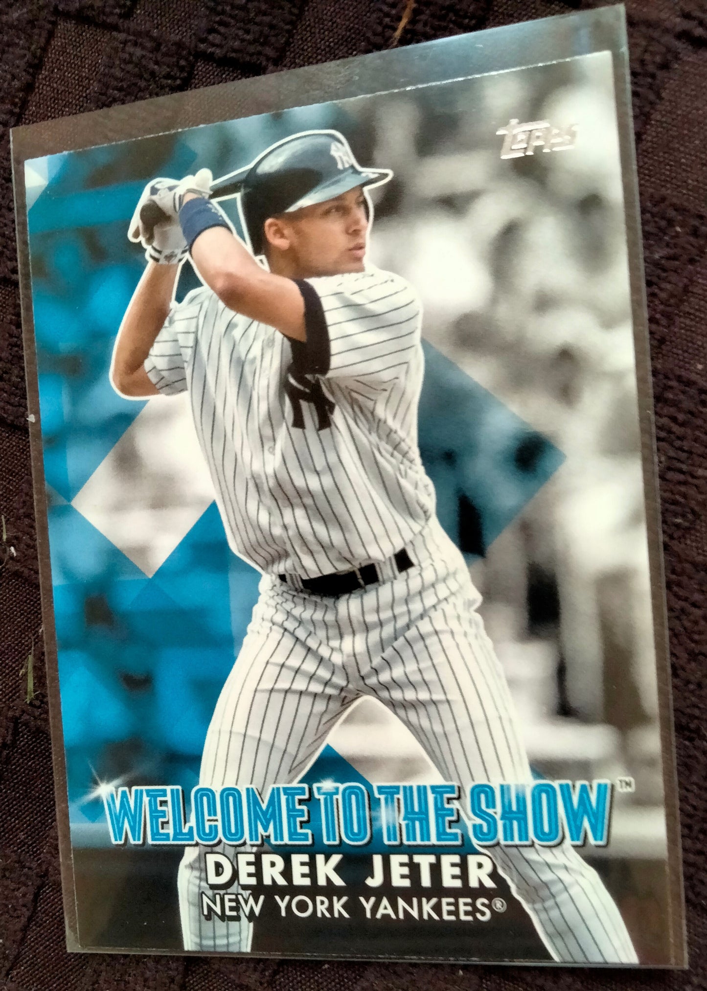 2022 TOPPS Series 1 Baseball Derek Jeter Welcome to the Show base card # WTTS-49