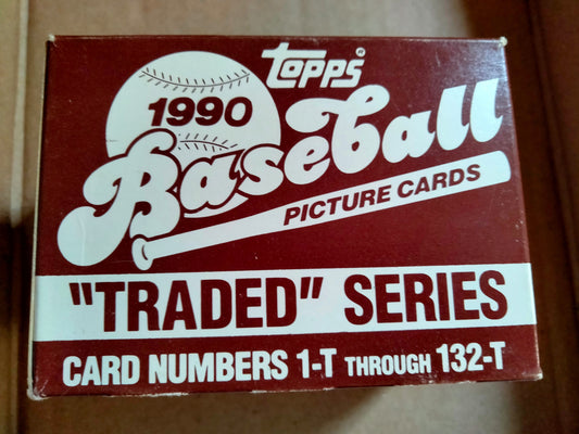 1990 TOPPS TRADED COMPLETE SET NM-MT LOADED w HOFer & Rookie RC. Avery, Justice