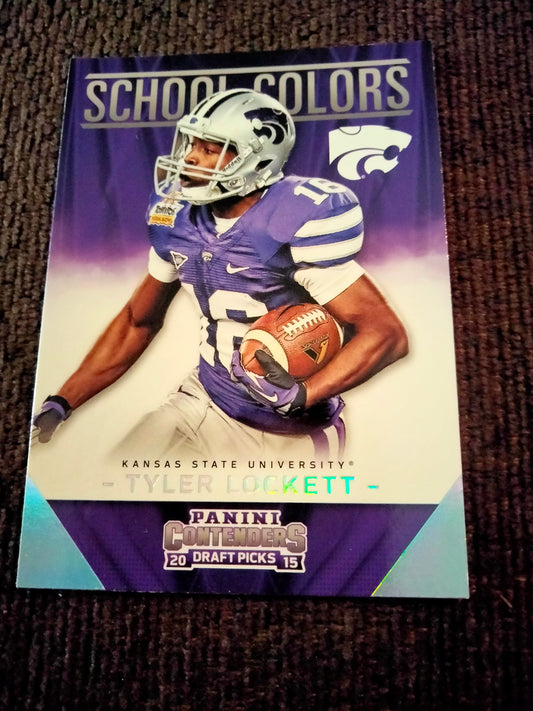 2015 PANINI CONTENDERS School Colors #38 TYLER LOCKETT RC  Seahawks