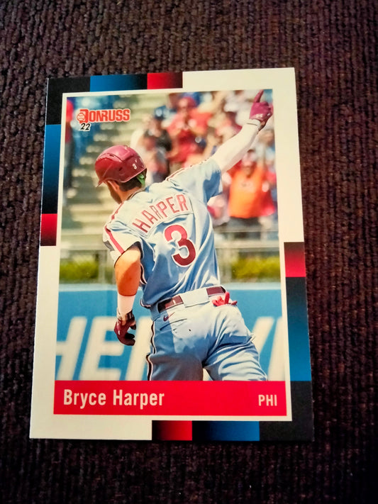 2022 Donruss Baseball BRYCE  1988 Retro #251 Phillies