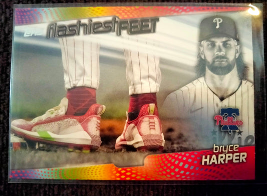 2022 Topps Series 1 Flashiest Feet Bryce Harper FF-2 Philadelphia Phillies