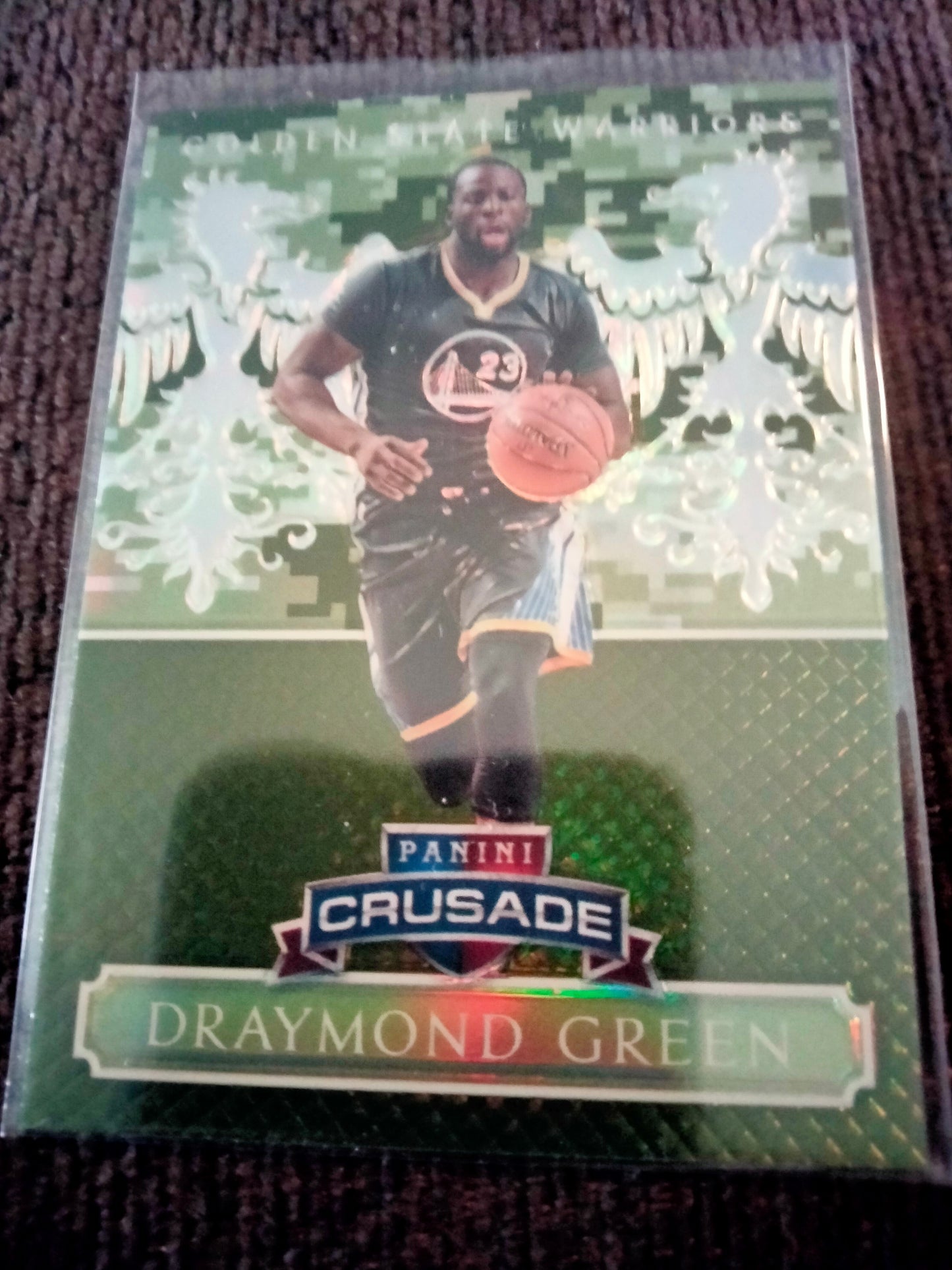 2014-15 Panini Excalibur Crusade Camouflage #8 Draymond Green Warriors