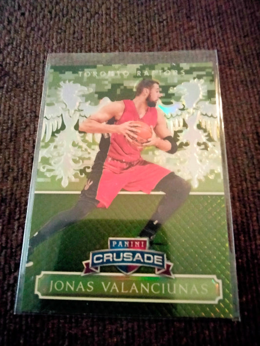 2014-15 Panini Excalibur Crusade Camouflage Jonas Valanciunas #27