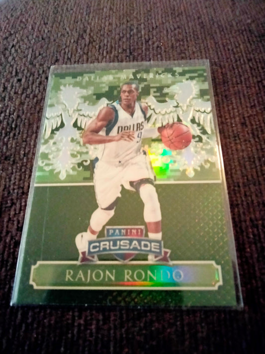 2014-15 Panini Excalibur Crusade Camouflage Rajon Rondo #26