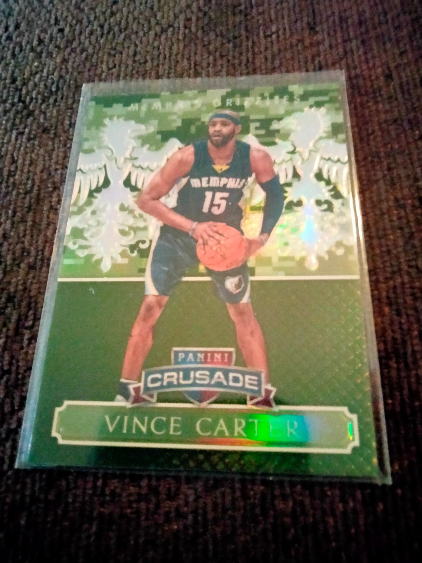 2014-15 Panini Excalibur Crusade Camouflage Vince Carter #34