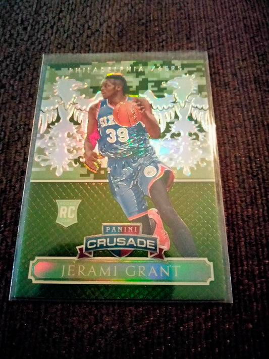 2014-15 Panini Excalibur Crusade Camouflage Jerami Grant #174 Rookie RC