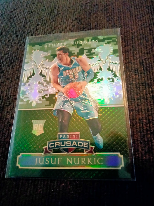 2014-15 Panini Excalibur Crusade Camouflage Jusuf Nurkic #168 Rookie RC