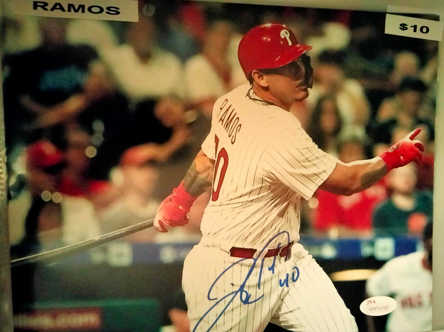 Wilson Ramos 8 x 10 Signed Photo Philadelphia Phillies