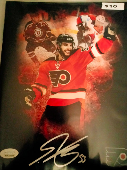 Shayne Gostisbehere Signed 8 x 10