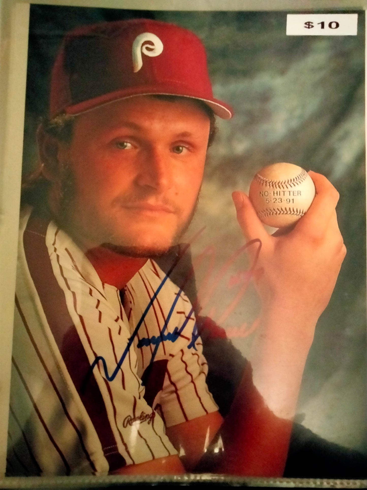 Tommy Greene Signed 8 x 10 Philadelphia Phillies