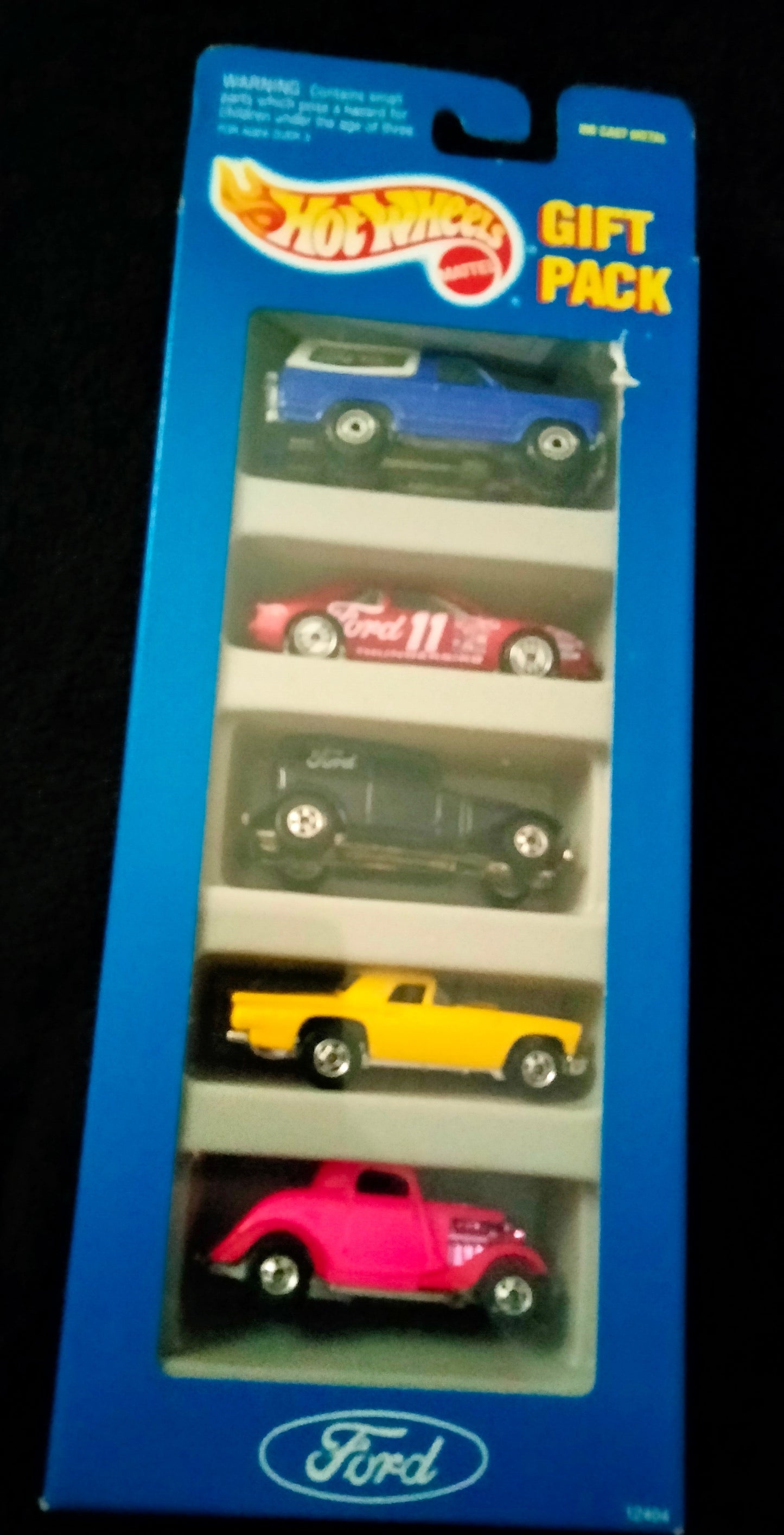 Vintage Hot Wheels 1993 Gift Pack 5 Cars FORD  New in Box Sealed