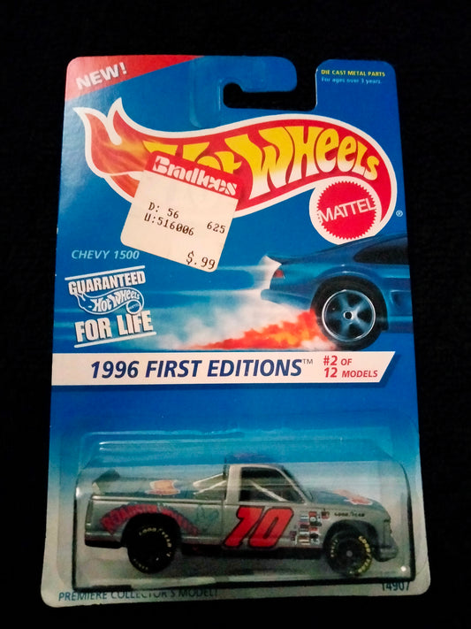 Vintage 1996 CHEVY 1500 Race Truck Hot Wheels Small Wheels First Editions #367