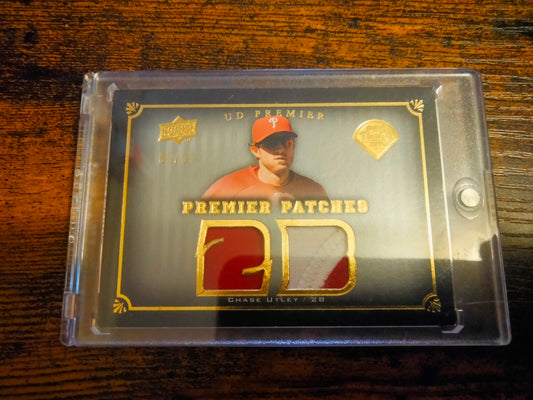 2008 Upper Deck Premier Patch #D 05/50 Chase Utley #PP2-CU Patch