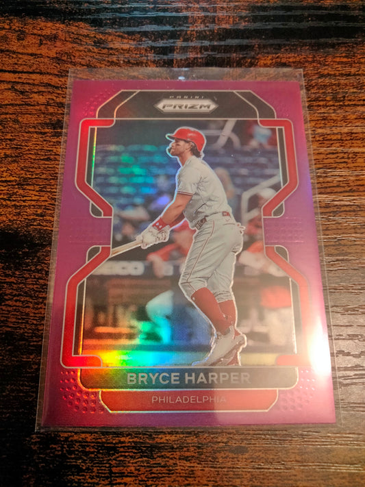 2022 Panini Prizm Bryce Harper Purple Parallel #6