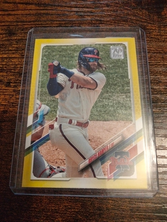 2021 Topps Exclusive Yellow Bryce Harper #250