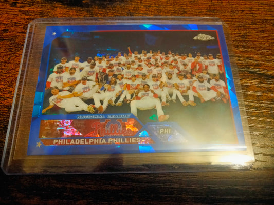 2023 Topps Sapphire #567 Phillies Team Card