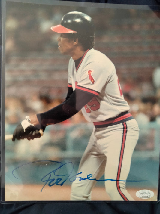 Rod Carew Signed 8 x 10 Photo HOF JSA Cert