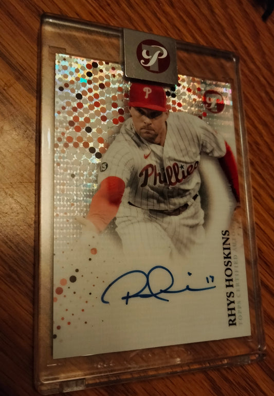 2022 Topps Pristine Pristine Auto Refractor /99 Rhys Hoskins #PA-RH Auto