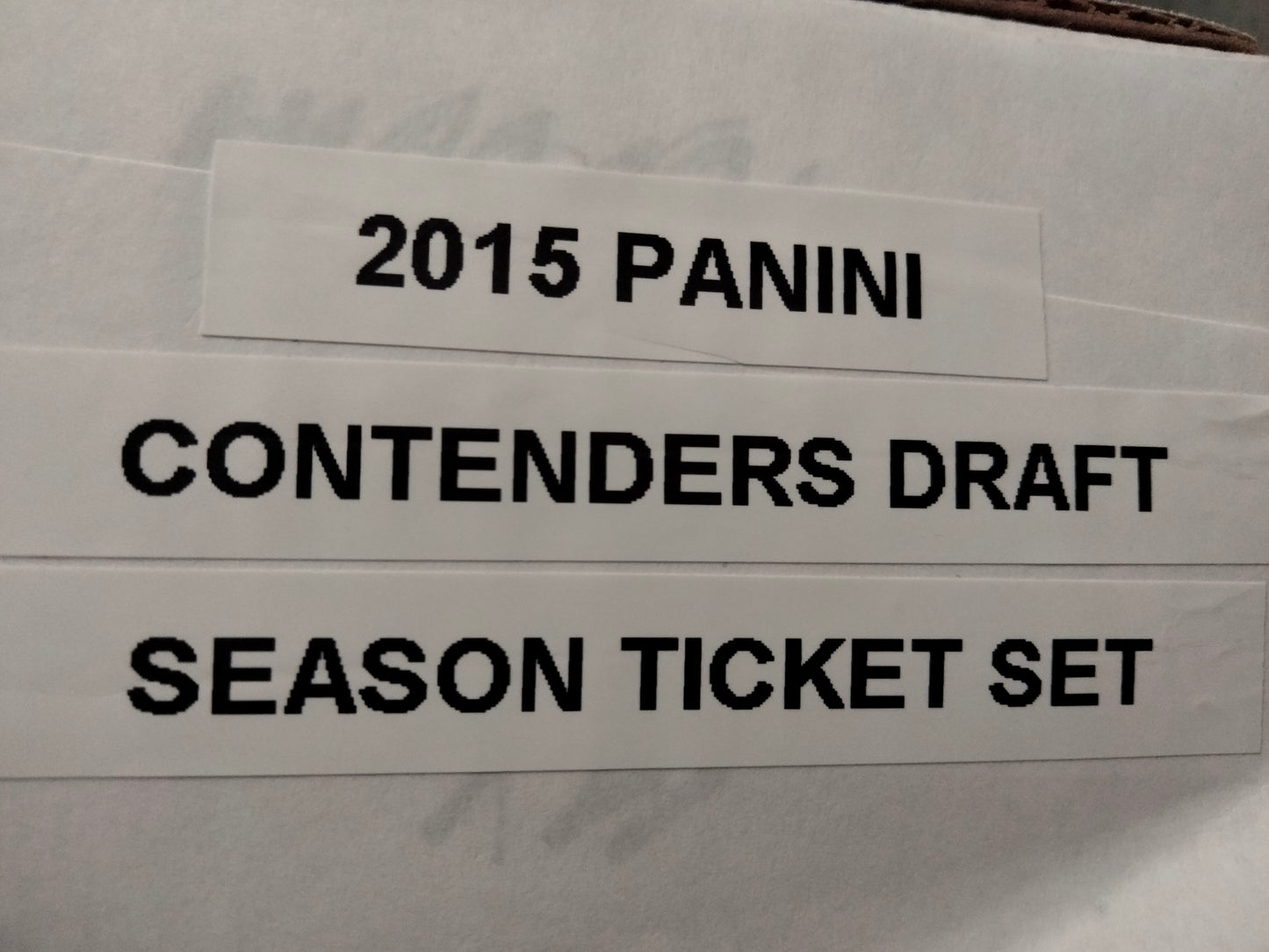 2015 Panini Contenders Draft Picks Football Complete Base Set 100 Cards