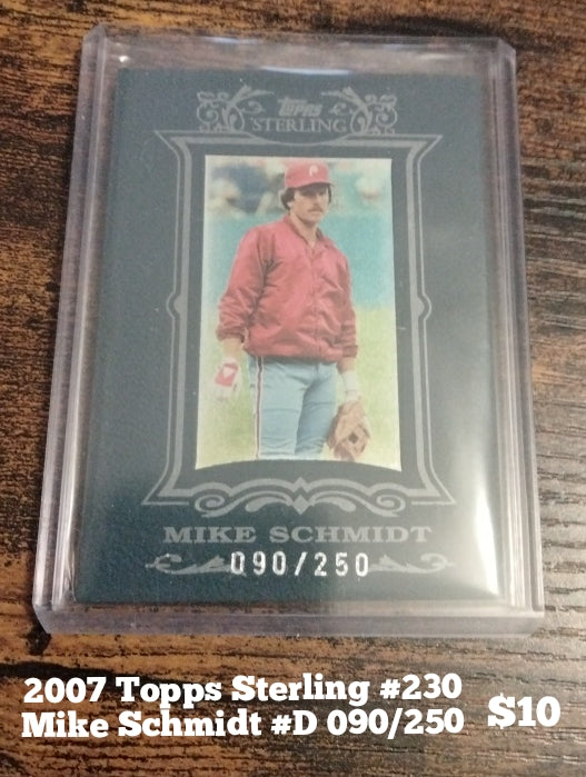 2007 Topps Sterling Mike Schmidt #D 090/250 #230