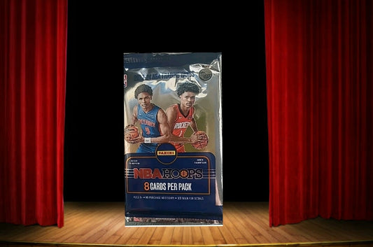 ** ONE PACK ** 2023-24  Panini NBA Hoops Retail Pack - 8 Cards/Pack Sealed