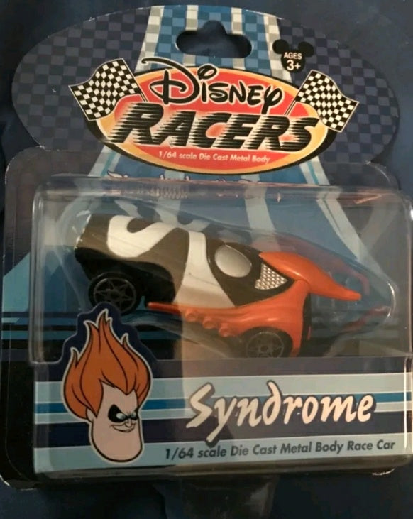 2008 Disney World Racers SYNDROME Diecast Car 1/64 NIP