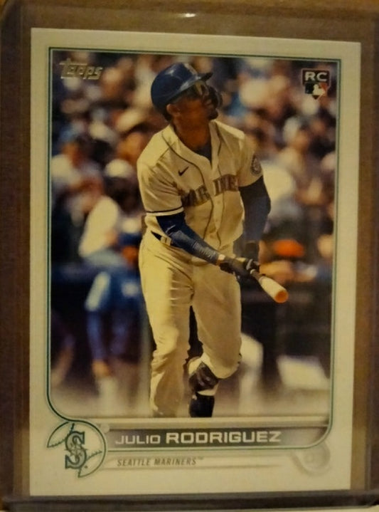 2022 TOPPS UPDATE #US44 JULIO RODRIGUEZ RC ROOKIE SEATTLE MARINERS