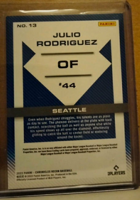 2022 Chronicles #13 Julio Rodriguez Recon Rookie RC