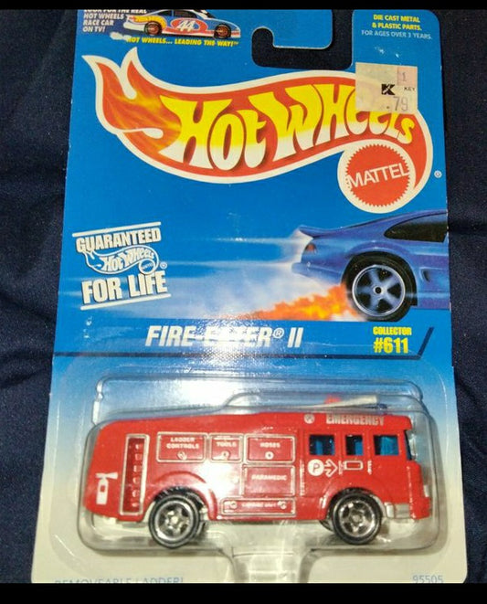 Vintage Hot Wheels FIRE EATER II  1996  Red Truck #611