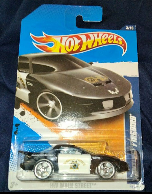 2010 HOT WHEELS. Pontiac Firebird Black/White Highway Patrol