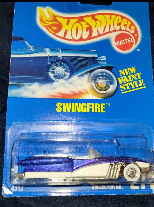 Vintage Hot Wheels Swingfire #214 New Paint Style Die Cast