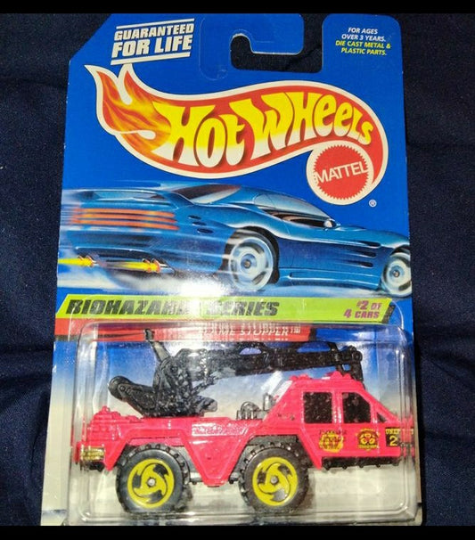 Vintage 1998 Hot Wheels #718 Biohazard Series Flame Stopper 2 of 4