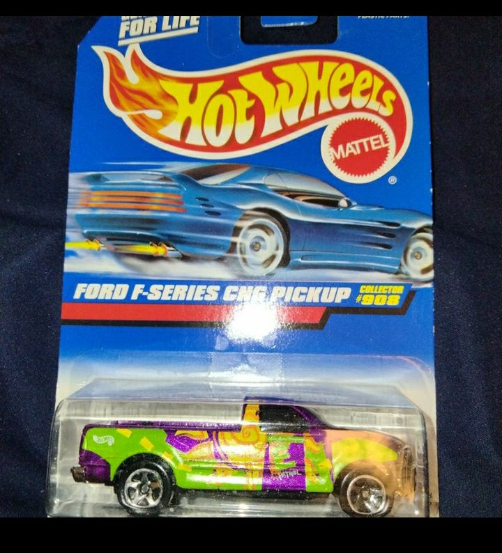 Vintage 1999 Hot Wheels Ford F-Series CNG Pickup Col. #908