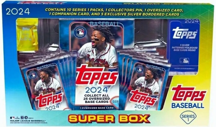 2024 Topps Series 1 Baseball Super Box - Factory Sealed