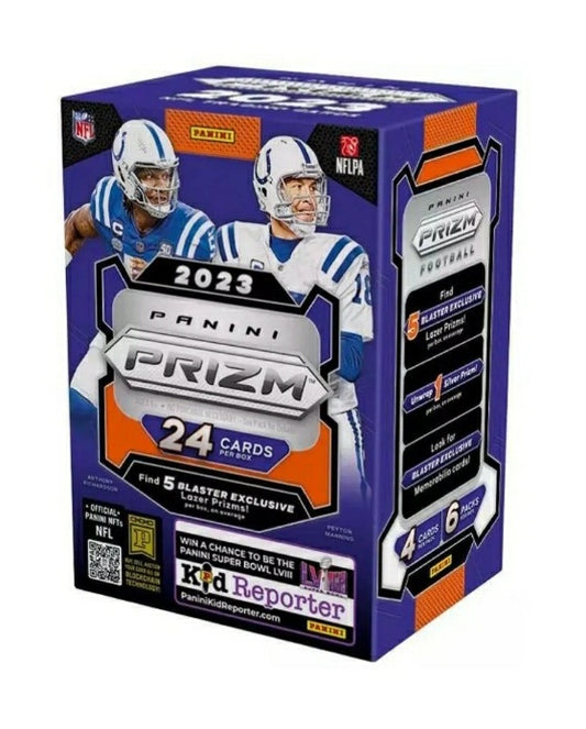 2023 Panini Prizm Football Factory Sealed Blaster Box NFL Trading Cards